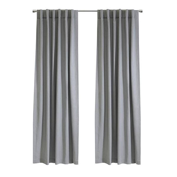 Mulberry Light Filtering Functional Dual Header Curtain Panel for Windows Habitat