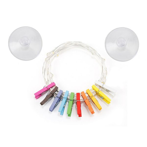 Kikkerland Mini Clothespin String Lights Kikkerland