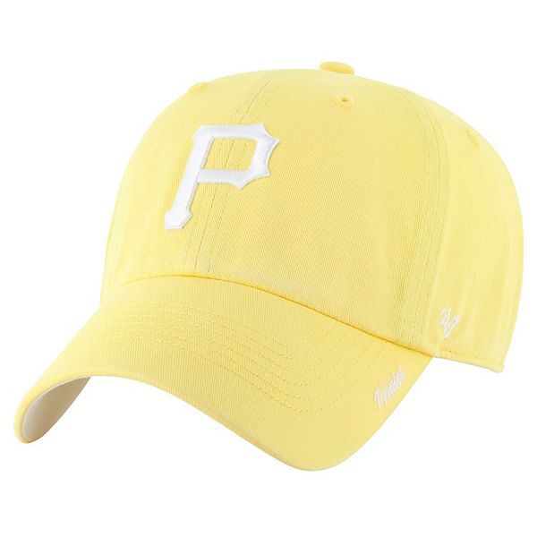 Women's '47 Yellow Pittsburgh Pirates Luminance Cheer Clean Up Adjustable Hat 47 Brand