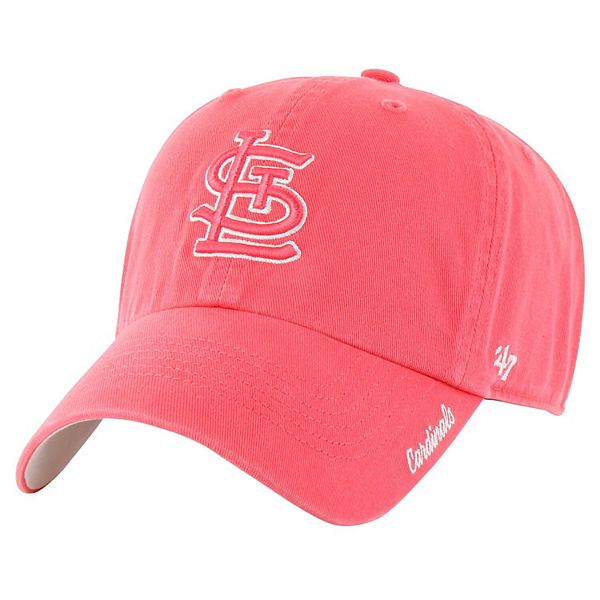 Women's '47 Red St. Louis Cardinals Luminance Cheer Clean Up Adjustable Hat 47 Brand