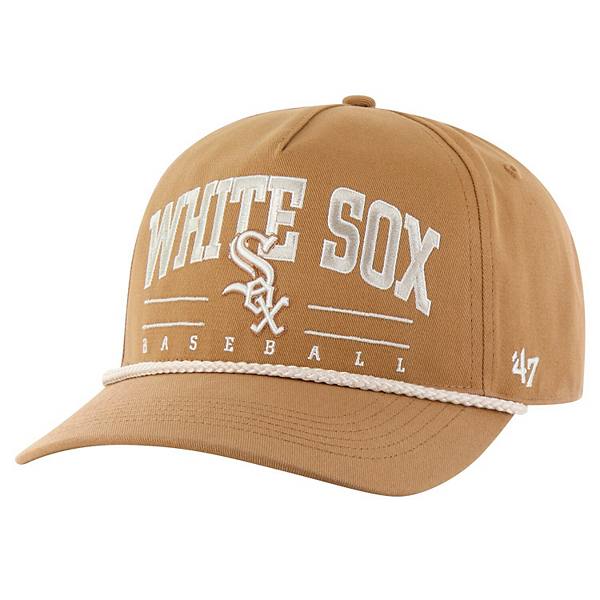 Men's '47 Brown Chicago White Sox Neutral Roscoe Rope Hitch Adjustable Hat 47 Brand