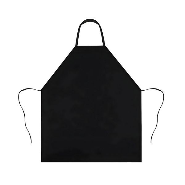 1 Pack Waterproof Chef Apron Black Catering Cooking Kitchen Butcher with Pocket Kitcheniva