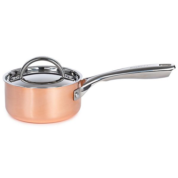 BergHOFF Vintage Polished Tri-Ply Copper 5.5-in. 1-qt. Saucepan with Lid BergHOFF