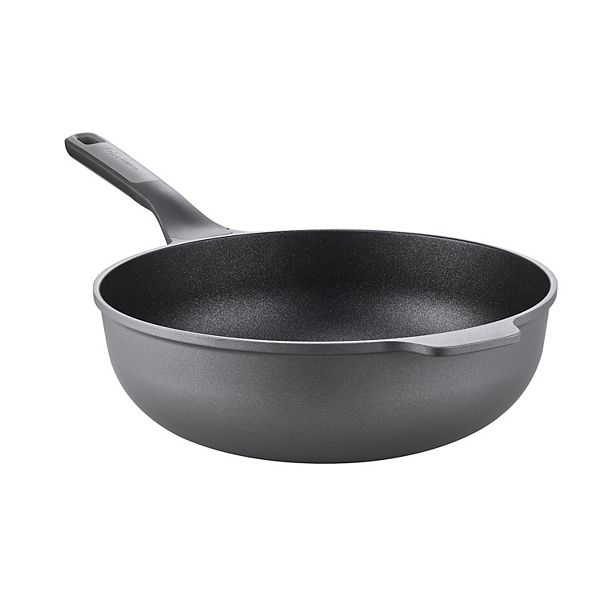 BergHOFF Leo Stone+ Nonstick Ceramic 12-in. 5.3-qt. Wok Pan BergHOFF