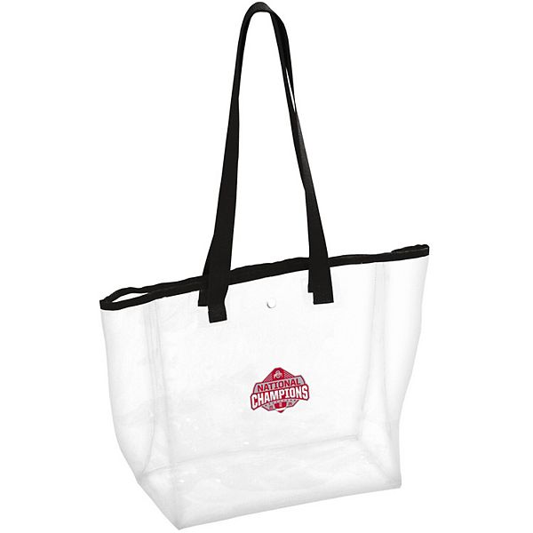 Ohio State Buckeyes College Football Playoff 2024 National Champions Clear Tote Bag Logo Brand