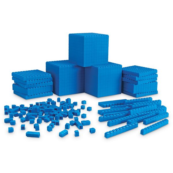 Learning Resources 141-Piece Interlocking Base Ten Starter Set Learning Resources