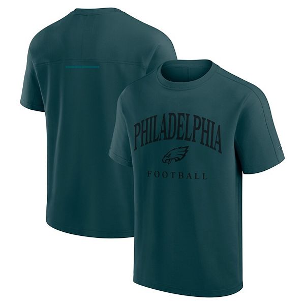 Унисекс футболка Fanatics Elements Flex Tri-Blend Philadelphia Eagles с вышивкой и свободным кроем Fanatics