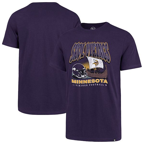 Men's '47 Purple Minnesota Vikings Regional Super Rival T-Shirt 47 Brand