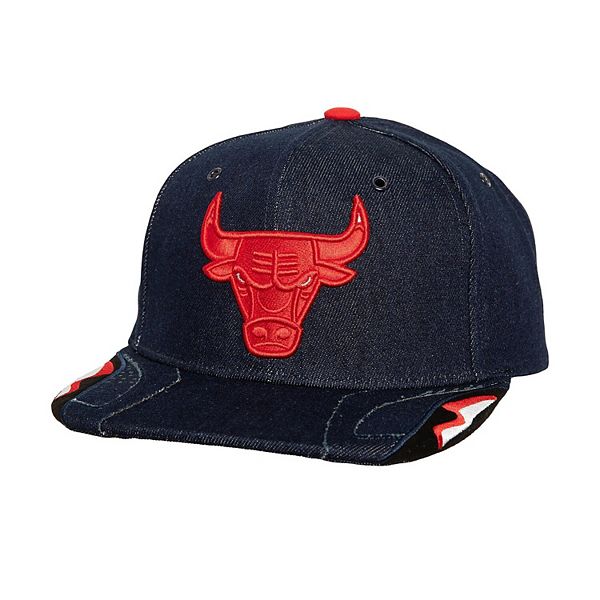 Men's Mitchell & Ness  Denim Chicago Bulls Day 6 Snapback Hat Mitchell & Ness