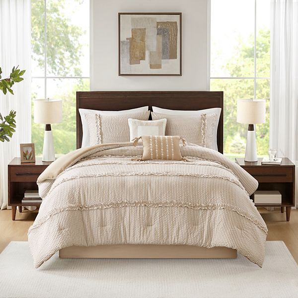 Madison Park June 6 pc Comforter Set with Coordinating Pillows Madison Park