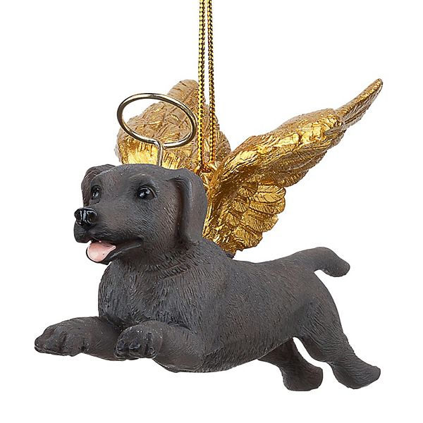 Honor the Pooch: Weimaraner Holiday Dog Angel Ornament Design Toscano