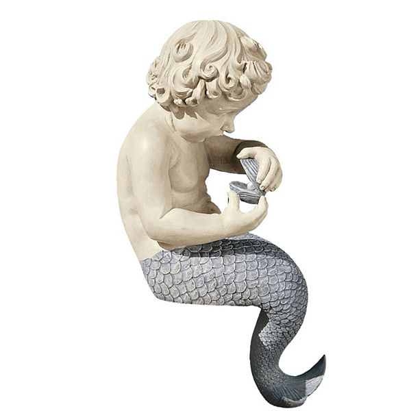 The Ocean's Little Treasures Mermaid Statue Design Toscano