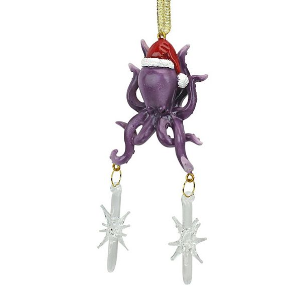 Tenacious Tentacles Octopus Holiday Ornament Design Toscano