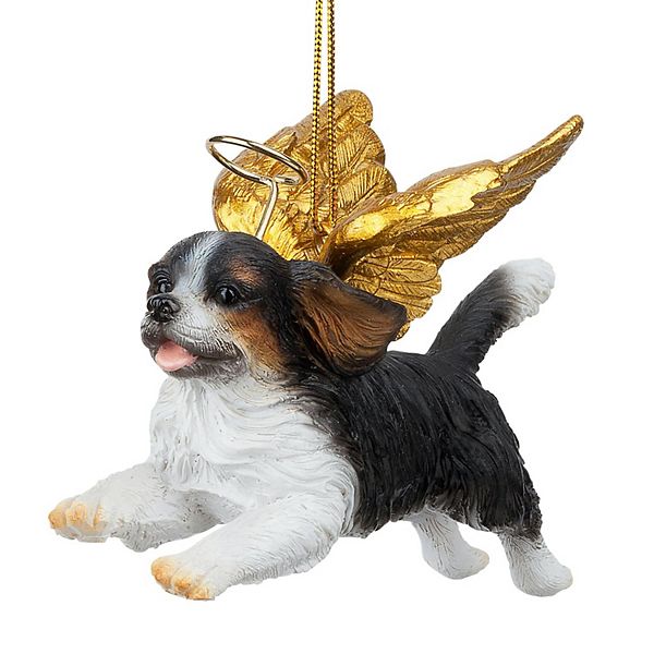 Honor the Pooch: Cavalier Holiday Dog Angel Ornament Design Toscano