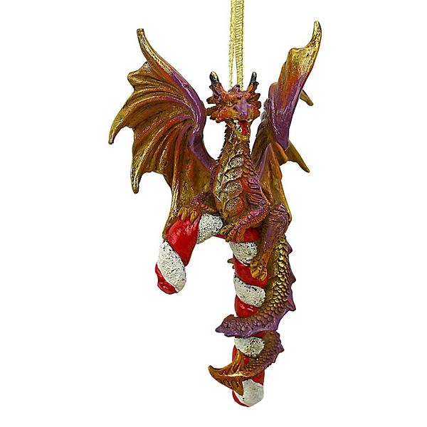 Cane and Abel the Dragon 2017 Holiday Ornament Design Toscano