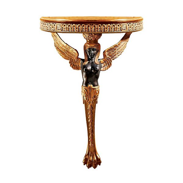 Egyptian Winged Caryatid Wall Shelf Design Toscano