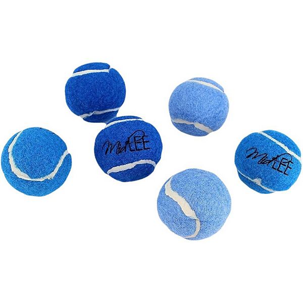 Midlee Mini 1.5" Dog Squeaky Tennis Balls- Set of 6 Midlee