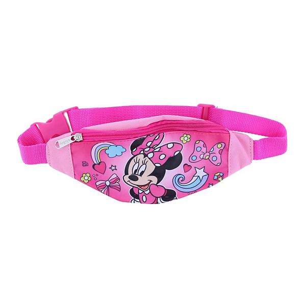 CTM Girl's Minnie Mouse Adjustable Fanny Waist Pack Ctm