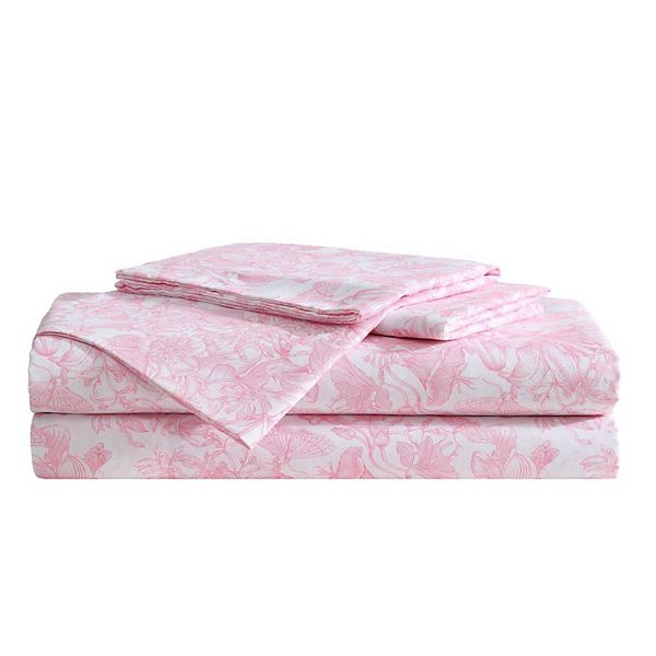 Betsey Johnson Fairytale Floral Sheet Set with Pillowcases Betsey Johnson