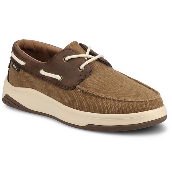 VANCE Catamaran Men's Comfort Lace-up Low Top Flexible Boat Shoes Vance