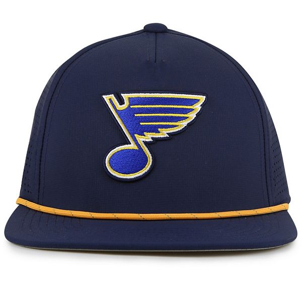 Men's American Needle  Navy St. Louis Blues Buxton Pro Tech Adjustable Hat American Needle