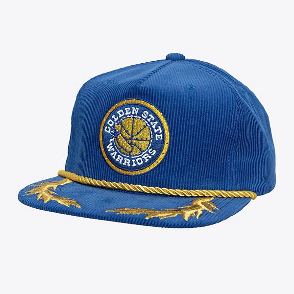 Women's Mitchell & Ness x DANNIJO Royal Golden State Warriors Deadstock Cord Snapback Hat Mitchell & Ness