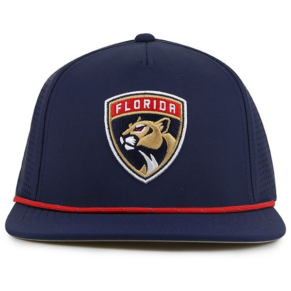 Men's American Needle  Navy Florida Panthers Buxton Pro Tech Adjustable Hat American Needle