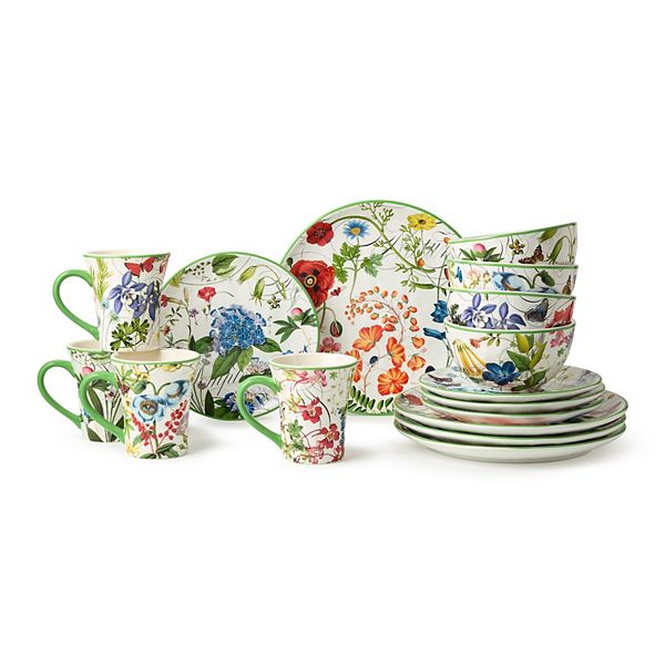 Certified International Green House 16-pc. Dinnerware Set Certified International