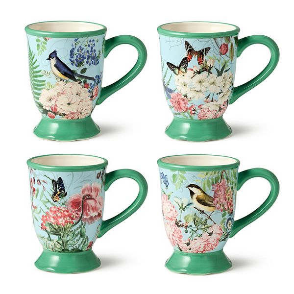 Certified International Flora 4-pc. Mug Set Certified International