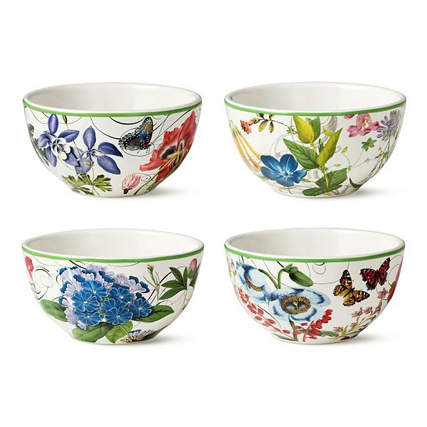 Certified International Greenhouse Ice Cream Bowl 4-piece Set Certified International