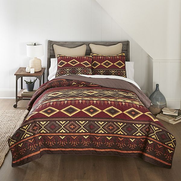 Donna Sharp Western Tapestry Quilt Set with Shams Donna Sharp