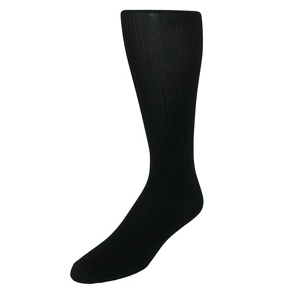 Jefferies Socks Men's Microfiber Over the Calf Dress Socks (2 Pair Pack) Jefferies Socks