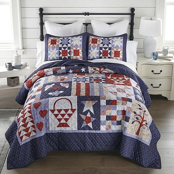 Donna Sharp County Fair Quilt Set with Shams Donna Sharp