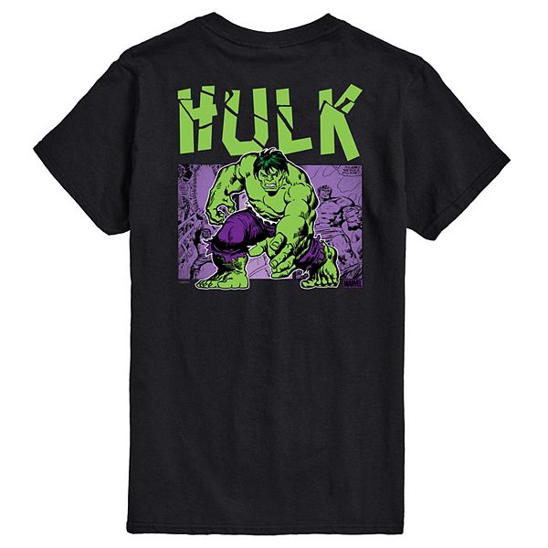 Big & Tall Hulk Comic Graphic Tee Marvel