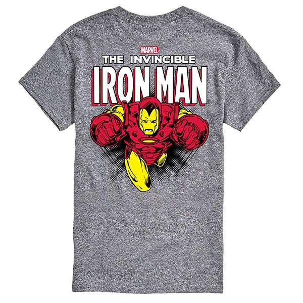 Big & Tall Iron Man The Invincible Comic Graphic Tee Marvel