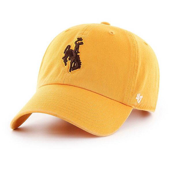 Men's '47 Gold Wyoming Cowboys Clean Up Adjustable Hat Unbranded