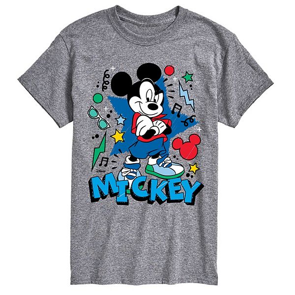 Disney's Mickey Mouse Men's Retro Sketch Graphic Tee Disney