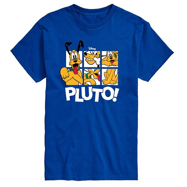 Disney's Pluto Men's Grid Graphic Tee Disney