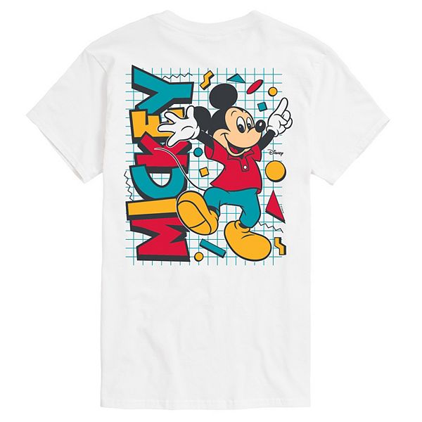 Disney's Mickey Mouse Men's Funky Retro Graphic Tee Disney