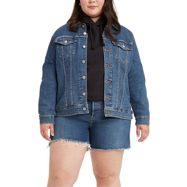 Plus Size Levi's® Original Trucker Jean Jacket Levi's®