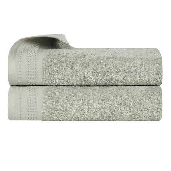 SUPERIOR 2-Piece Honeycomb Cotton Absorbent Bath Sheet Set Superior