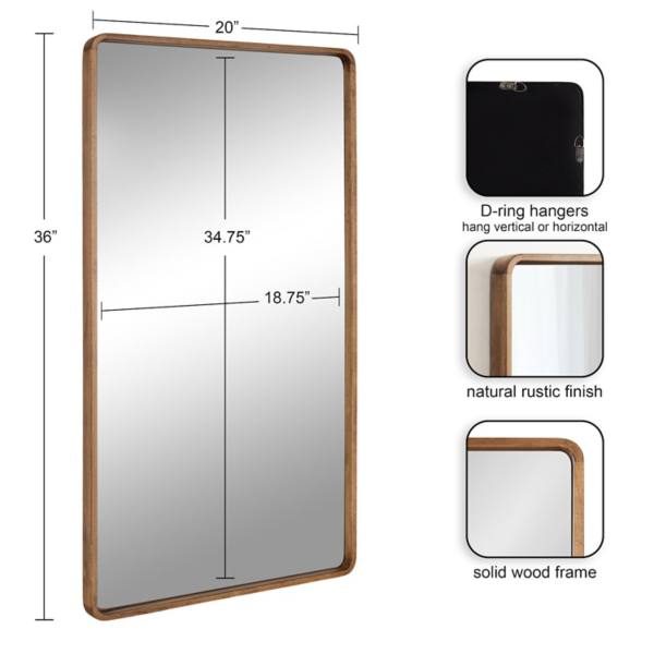 Valenti Rectangle Wall Mirror Kate and Laurel Home