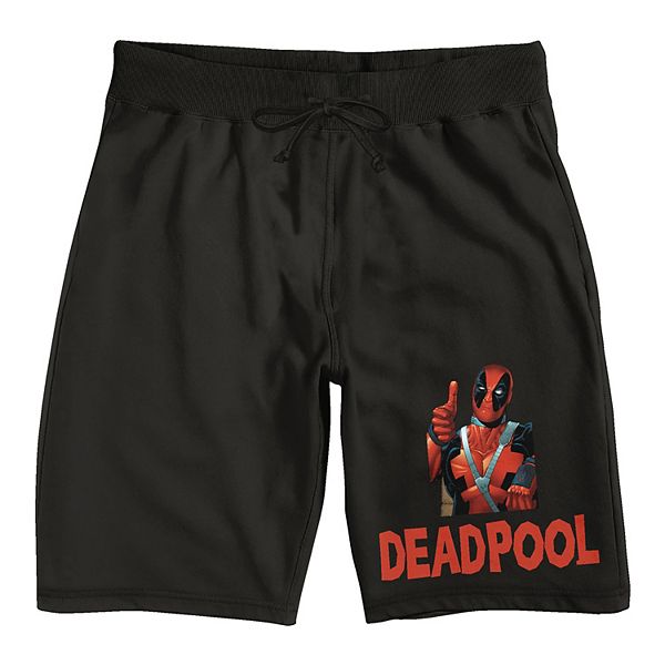 Men's Deadpool Thumbs Up Pajama Shorts Licensed Character