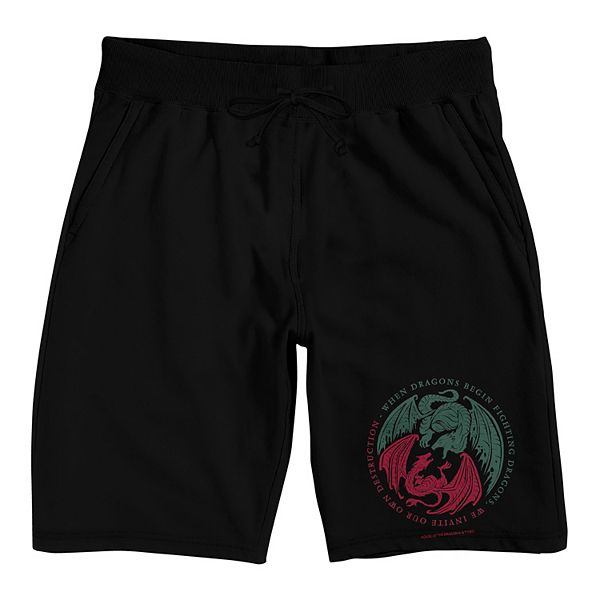 Men's House Of the Dragon Pajama Shorts Licensed Character