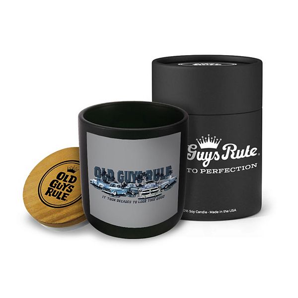 Old Guys Rule Truck Band - 14-oz Candle Jar - Black Ice Old Guys Rule