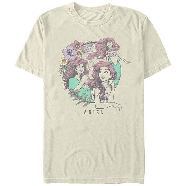 Disney's The Little Mermaid Astral Ariel Juniors' Comfort Colors Graphic Tee Disney