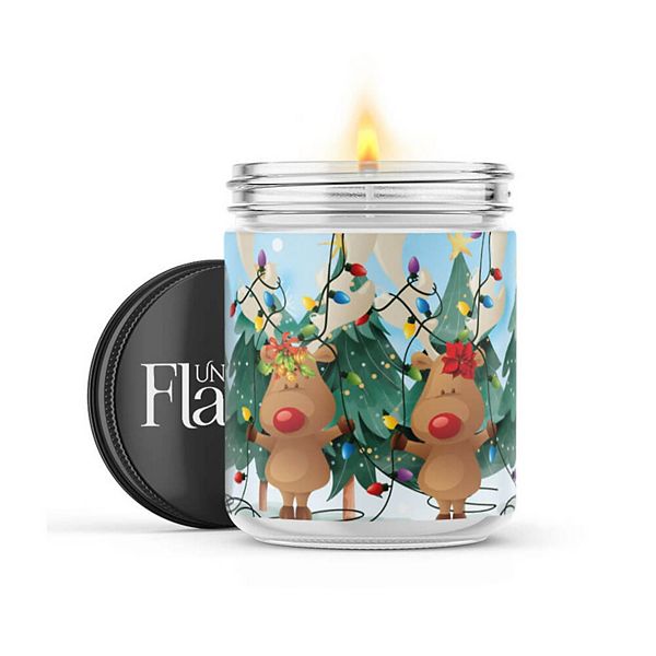 Tangled Reindeer - 22-oz Candle Jar - Warm Vanilla Sugar Uncommon Flame