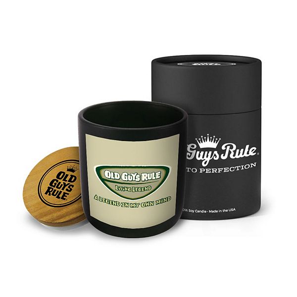 Old Guys Rule Living Legend - 14-oz Candle Jar - Palo Santo Old Guys Rule