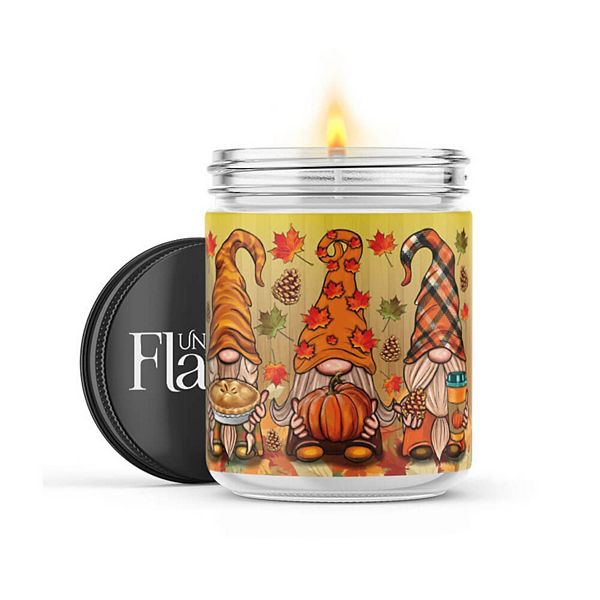 Thanksgiving Gnomes - 22-oz Candle Jar - Wildflowers Uncommon Flame