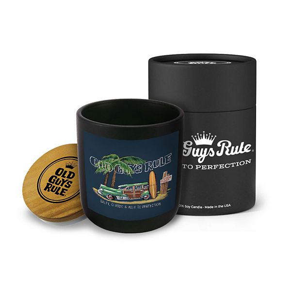 Old Guys Rule Beach Crusier - 14-oz Candle Jar - Santal Old Guys Rule